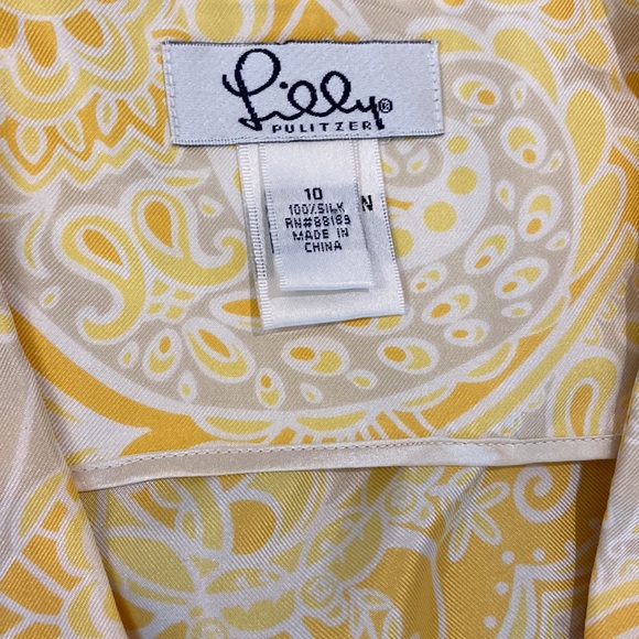 Lily Pulitzer Beautiful Silk Top - Picture 9 of 11